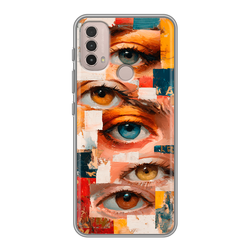Силиконовый противоударный чехол на Lenovo K14 Plus с принтом Модный принт Силиконовый противоударный чехол на Lenovo K14 Plus с принтом Модный принт