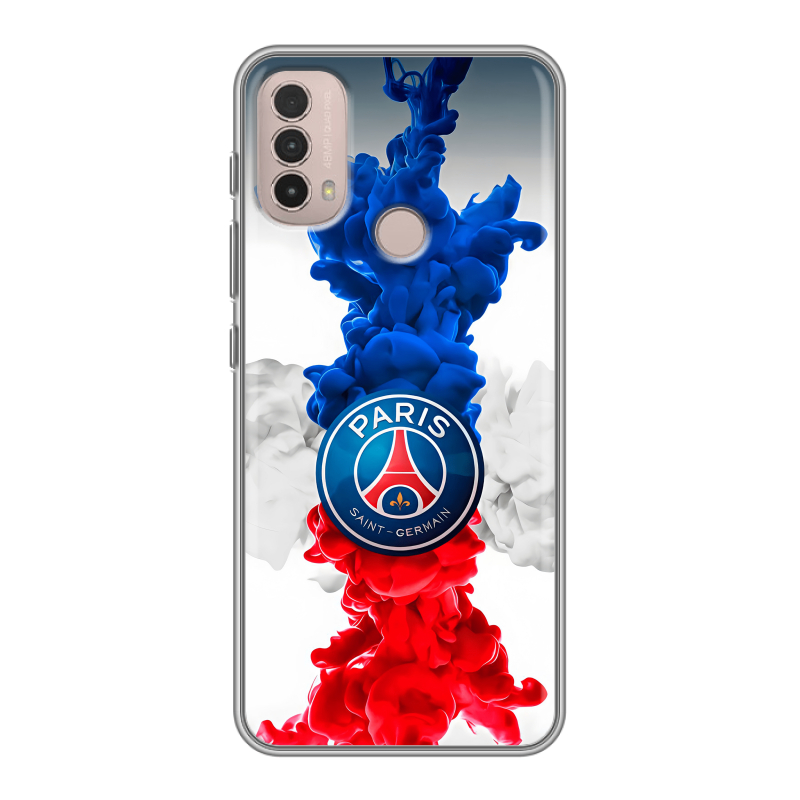 Силиконовый чехол на Lenovo K14 Plus с принтом PSG ПСЖ Силиконовый чехол на Lenovo K14 Plus с принтом PSG ПСЖ
