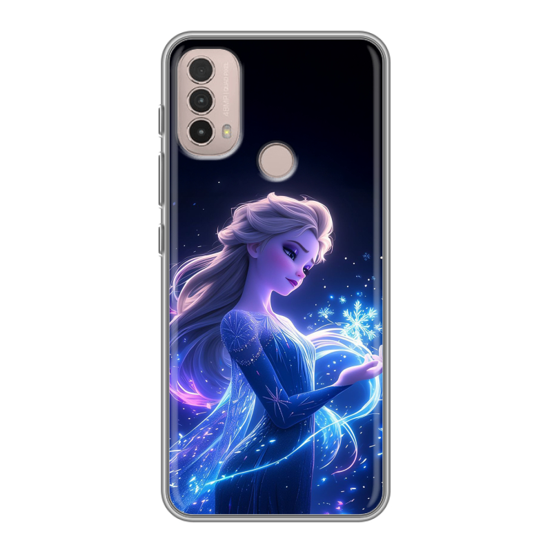 Силиконовый противоударный чехол на Lenovo K14 Plus с принтом Холодное сердце Frozen Силиконовый противоударный чехол на Lenovo K14 Plus с принтом Холодное сердце Frozen