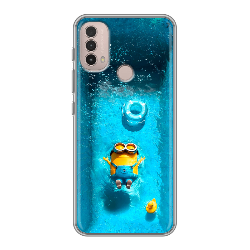 Силиконовый чехол на Lenovo K14 Plus с принтом Миньоны Силиконовый чехол на Lenovo K14 Plus с принтом Миньоны