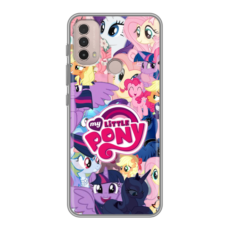 Силиконовый чехол на Lenovo K14 Plus с принтом My little pony Дружба чудо Силиконовый чехол на Lenovo K14 Plus с принтом My little pony Дружба чудо