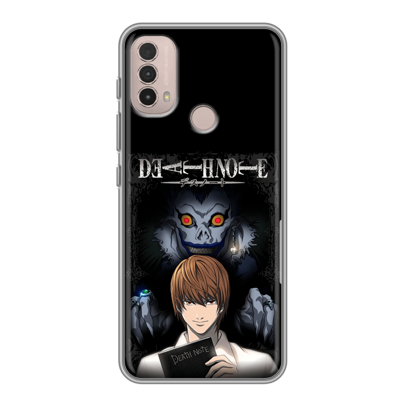 Силиконовый чехол на Lenovo K14 Plus с принтом Death note Тетрадь смерти Силиконовый чехол на Lenovo K14 Plus с принтом Death note Тетрадь смерти