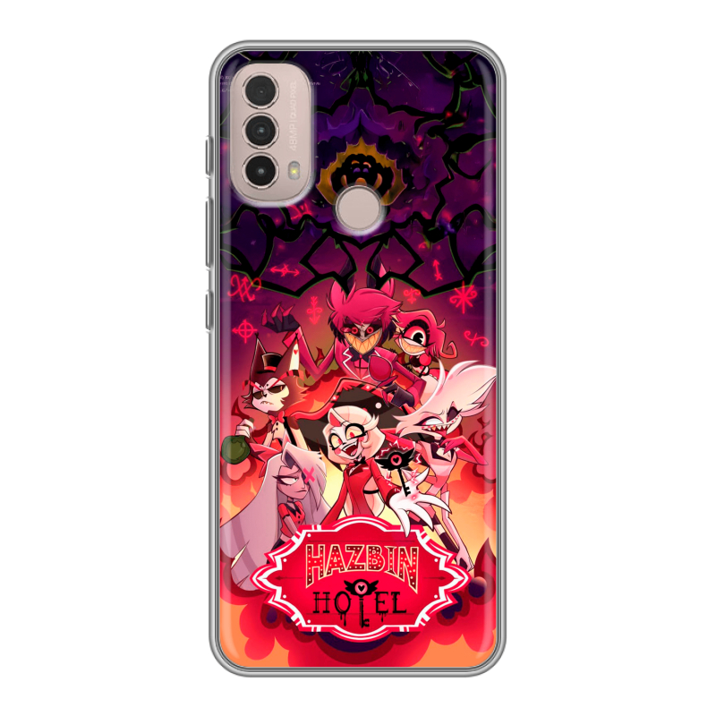 Силиконовый чехол на Lenovo K14 Plus с принтом Hazbin Hotel Отель Хазбин Силиконовый чехол на Lenovo K14 Plus с принтом Hazbin Hotel Отель Хазбин