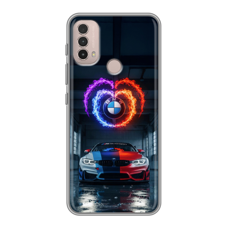 Силиконовый чехол на Lenovo K14 Plus с принтом BMW БМВ Силиконовый чехол на Lenovo K14 Plus с принтом BMW БМВ