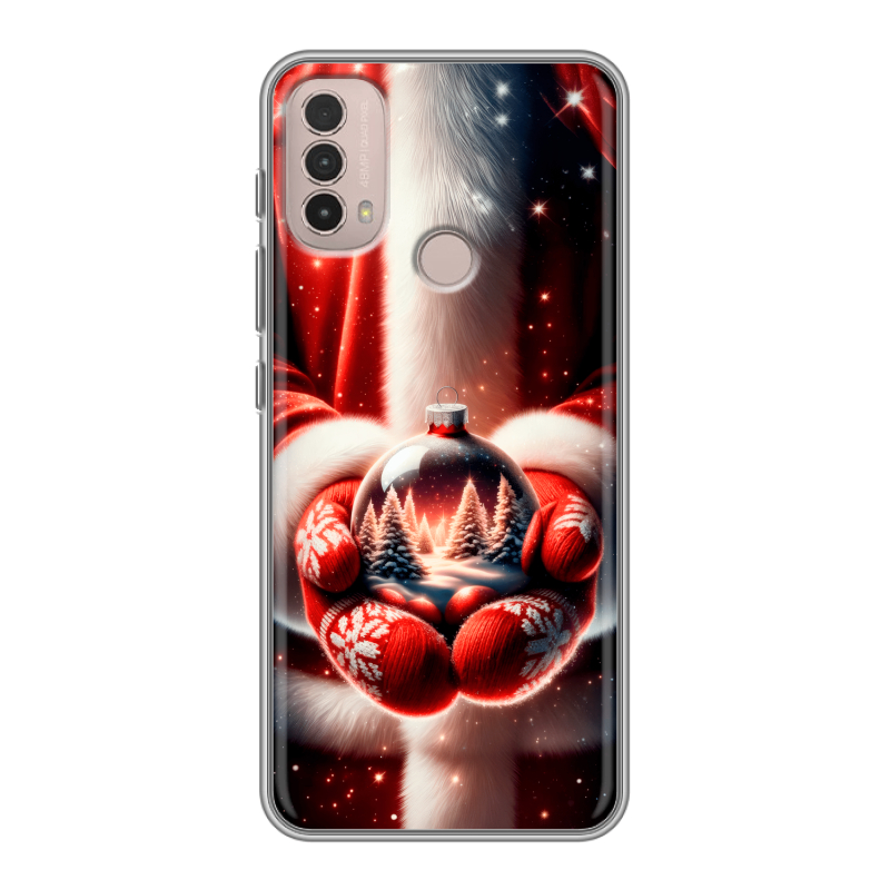 Силиконовый противоударный чехол на Lenovo K14 Plus с принтом Новый год Силиконовый противоударный чехол на Lenovo K14 Plus с принтом Новый год