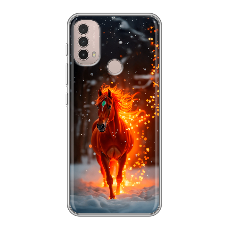 Силиконовый противоударный чехол на Lenovo K14 Plus с принтом Новый год Силиконовый противоударный чехол на Lenovo K14 Plus с принтом Новый год
