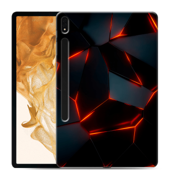 Силиконовый чехол на планшета Samsung Galaxy Tab S8 Plus с принтом Яркие абстракции Силиконовый чехол на планшета Samsung Galaxy Tab S8 Plus с принтом Яркие абстракции