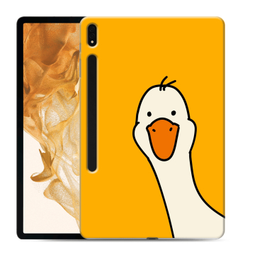Силиконовый чехол на Samsung Galaxy Tab S8 Plus с принтом Утка