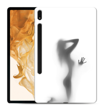 Силиконовый чехол на Samsung Galaxy Tab S8 Plus с принтом Силуэт