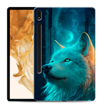 Силиконовый чехол на Samsung Galaxy Tab S8 Plus с принтом бабочки саккура