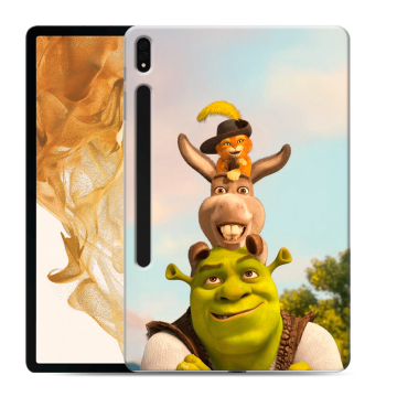 Силиконовый чехол на Samsung Galaxy Tab S8 Plus с принтом Шрек Shrek