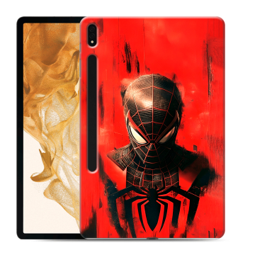 Силиконовый чехол на Samsung Galaxy Tab S8 Plus с принтом человек паук spiderman