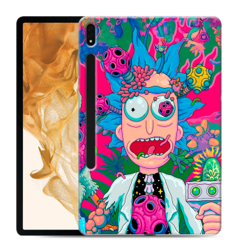 Силиконовый чехол на Samsung Galaxy Tab S8 Plus с принтом Рик и Морти Rick Morty Силиконовый чехол на Samsung Galaxy Tab S8 Plus с принтом Рик и Морти Rick Morty