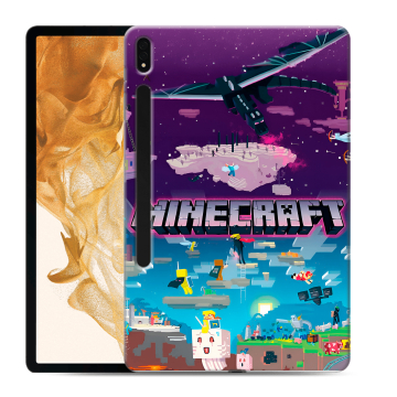 Силиконовый чехол на Samsung Galaxy Tab S8 Plus с принтом Майнкрафт Minecraft Силиконовый чехол на Samsung Galaxy Tab S8 Plus с принтом Майнкрафт Minecraft
