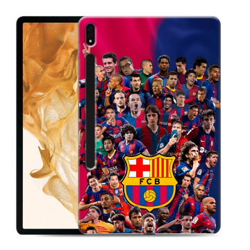 Силиконовый чехол на Samsung Galaxy Tab S8 Plus с принтом Барселона Barcelona