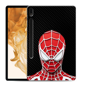 Силиконовый чехол на Samsung Galaxy Tab S8 Plus с принтом человек паук spiderman