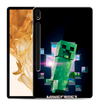 Силиконовый чехол на Samsung Galaxy Tab S8 Plus с принтом Майнкрафт Minecraft Силиконовый чехол на Samsung Galaxy Tab S8 Plus с принтом Майнкрафт Minecraft
