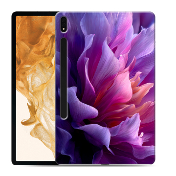 Силиконовый чехол на Samsung Galaxy Tab S8 Plus с принтом женский цветы