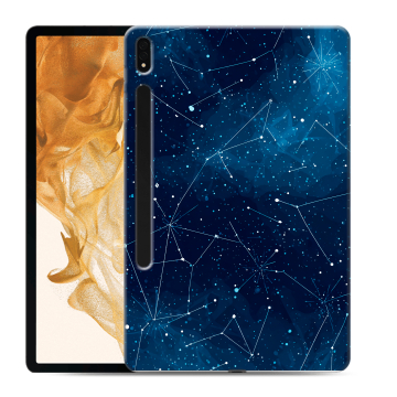 Силиконовый чехол на Samsung Galaxy Tab S8 Plus с принтом Космос звезды