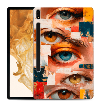 Силиконовый чехол на Samsung Galaxy Tab S8 Plus с принтом Модный принт