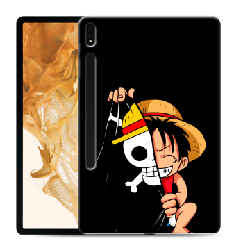 Силиконовый чехол на Samsung Galaxy Tab S8 Plus с принтом One Piece Ван Пис