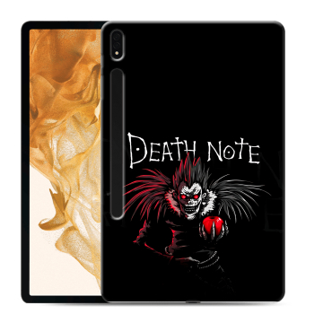Силиконовый чехол на Samsung Galaxy Tab S8 Plus с принтом Death note Тетрадь смерти