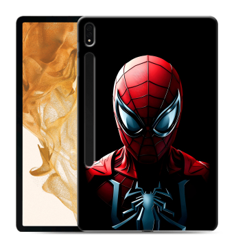 Силиконовый чехол на Samsung Galaxy Tab S8 Plus с принтом Spiderman Человек паук