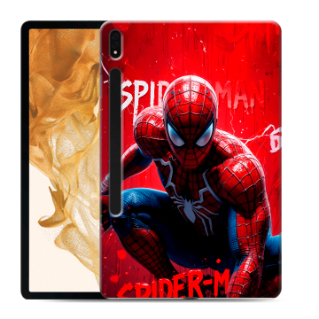 Силиконовый чехол на Samsung Galaxy Tab S8 Plus с принтом Spiderman Человек паук Силиконовый чехол на Samsung Galaxy Tab S8 Plus с принтом Spiderman Человек паук