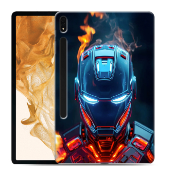 Силиконовый чехол на Samsung Galaxy Tab S8 Plus с принтом IronMan Железный человек