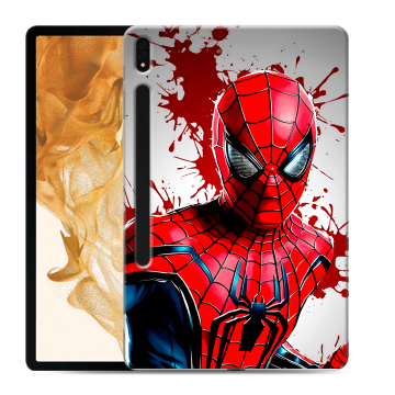 Силиконовый чехол на Samsung Galaxy Tab S8 Plus с принтом Spiderman Человек паук