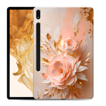Силиконовый чехол на Samsung Galaxy Tab S8 Plus с принтом женский