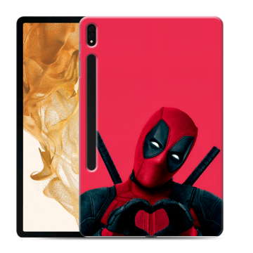 Силиконовый чехол на Samsung Galaxy Tab S8 Plus с принтом Дедпул Deadpool