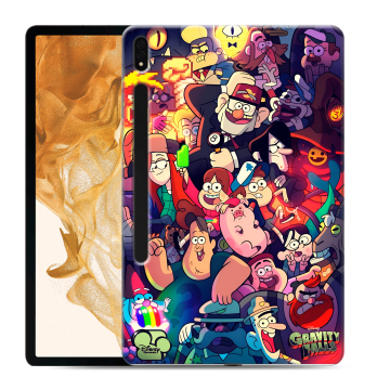 Силиконовый чехол на Samsung Galaxy Tab S8 Plus с принтом Gravity Falls Гравити Фолз Силиконовый чехол на Samsung Galaxy Tab S8 Plus с принтом Gravity Falls Гравити Фолз