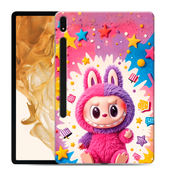 Силиконовый чехол на Samsung Galaxy Tab S8 Plus с принтом Labubu Лабубу