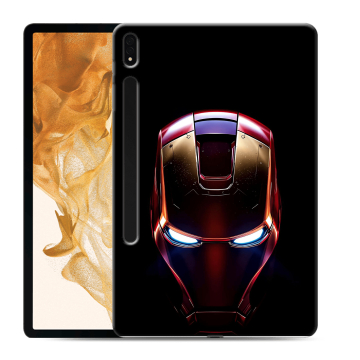 Силиконовый чехол на Samsung Galaxy Tab S8 Plus с принтом IronMan Железный человек