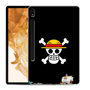 Силиконовый чехол на Samsung Galaxy Tab S8 Plus с принтом One Piece Ван Пис