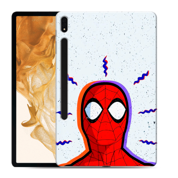 Силиконовый чехол на Samsung Galaxy Tab S8 Plus с принтом Spiderman Человек паук