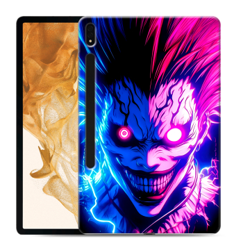 Силиконовый чехол на Samsung Galaxy Tab S8 Plus с принтом Death note Тетрадь смерти