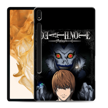Силиконовый чехол на Samsung Galaxy Tab S8 Plus с принтом Death note Тетрадь смерти