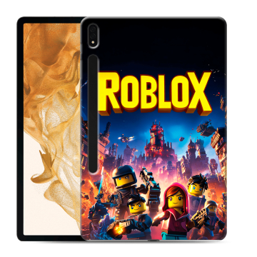 Силиконовый чехол на Samsung Galaxy Tab S8 Plus с принтом Roblox Роблокс Силиконовый чехол на Samsung Galaxy Tab S8 Plus с принтом Roblox Роблокс