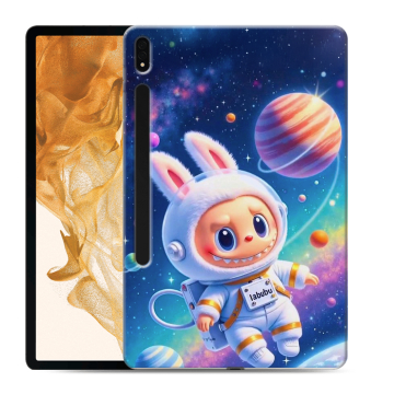 Силиконовый чехол на Samsung Galaxy Tab S8 Plus с принтом Labubu Лабубу