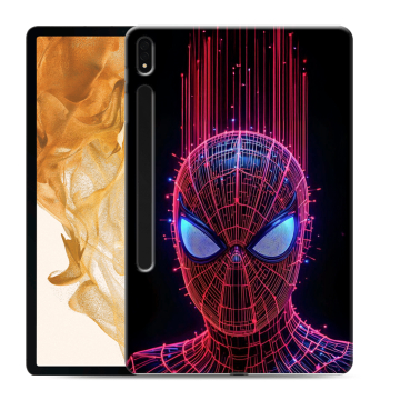 Силиконовый чехол на Samsung Galaxy Tab S8 Plus с принтом Spiderman Человек паук Силиконовый чехол на Samsung Galaxy Tab S8 Plus с принтом Spiderman Человек паук