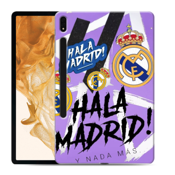 Силиконовый чехол на Samsung Galaxy Tab S8 Plus с принтом Real Madrid Реал Мадрид