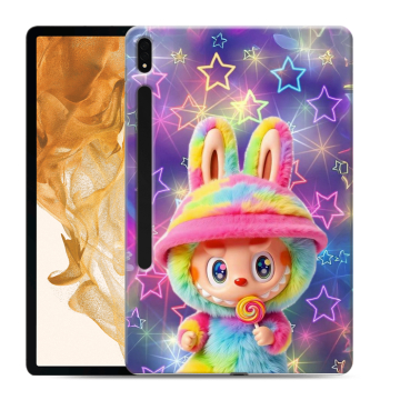 Силиконовый чехол на Samsung Galaxy Tab S8 Plus с принтом Labubu Лабубу