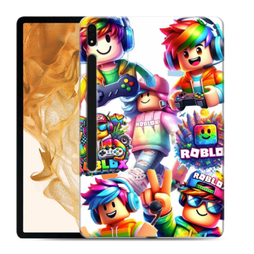 Силиконовый чехол на Samsung Galaxy Tab S8 Plus с принтом Roblox Роблокс Силиконовый чехол на Samsung Galaxy Tab S8 Plus с принтом Roblox Роблокс