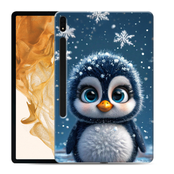 Силиконовый чехол на Samsung Galaxy Tab S8 Plus с принтом Новый год