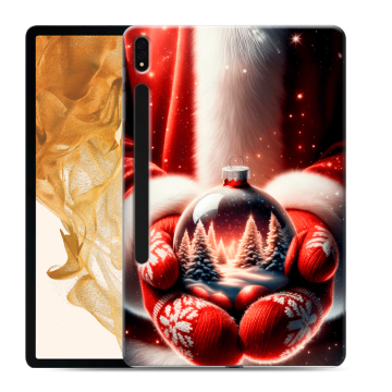 Силиконовый чехол на Samsung Galaxy Tab S8 Plus с принтом Новый год