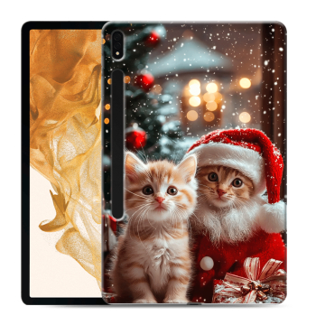 Силиконовый чехол на Samsung Galaxy Tab S8 Plus с принтом Новый год