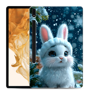Силиконовый чехол на Samsung Galaxy Tab S8 Plus с принтом Новый год