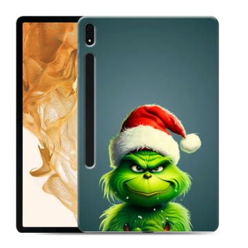 Силиконовый чехол на Samsung Galaxy Tab S8 Plus с принтом Новый год